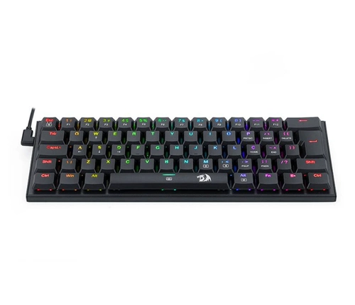 Teclado Mecânico, Gamer, Redragon, Anivia, Preto Rgb Com Switch Marrom Abnt-2 K614-Rgb (Pt-Brown)