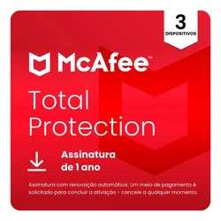 Total Protection Mcafee 3 Dispositivos 12 Meses - Mtp31bam3mti