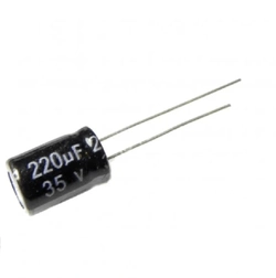 Capacitor Eletrolítico 220uF 35v 10 Unidades