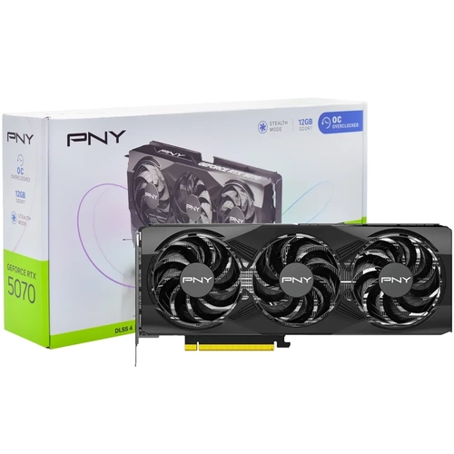 PLACA DE VIDEO 12GB RTX5070 PNY OVERCLOCKED - VCG507012TFXPB1-O