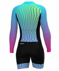 Macaquinho de Ciclismo Feminino Gerânio
