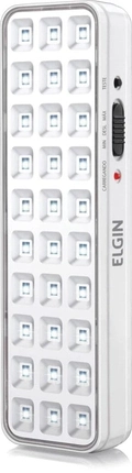 Luminária de Emergência Elgin 30 Leds Bateria de Lítio 2w - 48lem30l0000