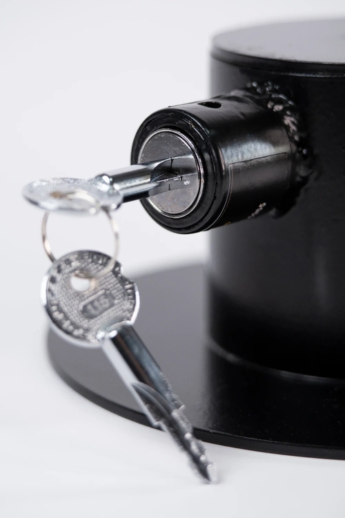 Trava Antifurto para Pino Rei Com Flange - Segurança Com Travanjo