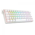Teclado Mecânico Gamer Redragon Fizz Pro Wireless Branco - K616-RGB-W PT-BROWN