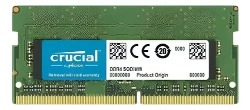 Memoria Notebook DDR4 16GB 3200MHz Crucial - CB16GS3200