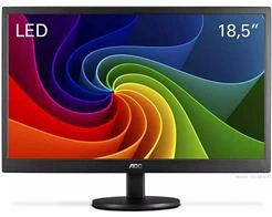 Monitor Aoc 18,5 Led Hd 60hz 5ms Hdmi Vga Widescreen Tn - E970swhnl