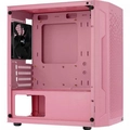 Gabinete Gamer Aerocool Trinity Mini Rosa Lateral Vidro