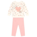 Conjunto Moletom e Legging Bordado Cute Heart Brandili - Feminino