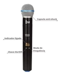 Microfone Sem Fio Dylan Udx 01 Multi Uhf Digital 30 Canais