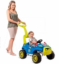 Carro Passeio 2x1 Smart E Pedal Bandeirantes Cor Azul