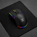Mouse Gamer Sem Fio Fortrek Striker Air, 16.000 DPI, Recarregável, RGB, Preto, 76442
