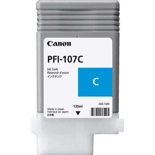 Cartucho De Tinta Canon Pfi-107 C-130ml (5pçs) - 6706b003aa