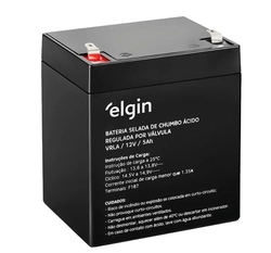 Bateria Selada de Chumbo Elgin Vrla 12v 5ah