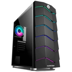 Gabinete Hayom Gamer RGB Com Lateral em Acrílico - Gb1711