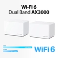 Roteador Mercusys Mesh Wi-fi 6 Gigabit Dual Band AX3000 Halo - H80X