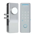 Fechadura Digital de Sobrepor Wi-fi Com Biometria Esf-ds4100v Tecno Prata Elsys