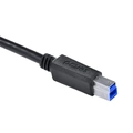 Cabo Para Impressora Usb-c Tipo-c Para Usb-b 3.0 Pcyes 1 Metro Preto - P3ucbp-1