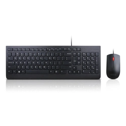 Kit Teclado e Mouse Lenovo Preto Com Fio - 4X30L79888