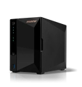 Storage NAS Asustor- 2 baias AS3302T (Realtek RTD1296, 2GB DDR4, 1x 2.5GbE LAN, 2x SATA3, sem discos)