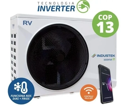 Aquecedor de Piscina Trocador/Bomba de Calor Full Inverter Wi-Fi - RV120 - Industek
