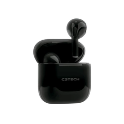 Fone de Ouvido C3Tech Bluetooth Preto - EP-TWS-21BK