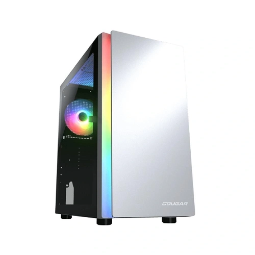 Gabinete Gamer Cougar Purity RGB, Mini Tower, Branco - 385PC40.0002
