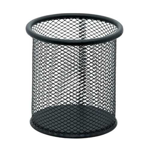 Porta Caneta Lápis Aramado Redondo Preto 506 TN Office