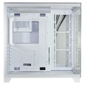 Gabinete Gamer K-Mex W4JI Tiger Shark Branco - CGW4J1RH002CB0X