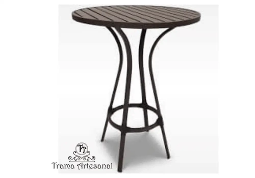 Bistro  Punta Cana com Tampo Ripado de Aluminio