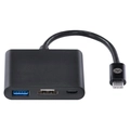 Adaptador Hub Usb Tipo c x Usb Tipo C, Hdmi 4k, Usb 3.0,  5gbps 20cm - Hchuc-20