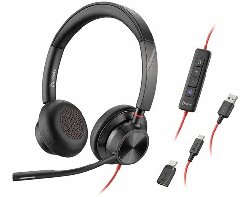 Headset Hp Poly Blackwire 8225 Teams Stereo Usb-a/c 8x225aa