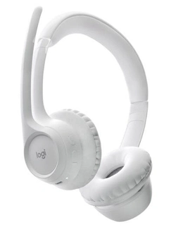 Headset Logitech Zone 300 Branco Sem Fio - 981-001416
