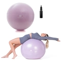 Bola de Ginástica Suíça Yoga Pilates 65cm Tecnologia Anti Estouro Essencefit