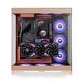Gabinete Gamer Thermaltake Cte E550 TG, Laterais de Vidro, mid-Tower, Sem fans, Gravel Sand - CA-1Z8-00MGWN-00