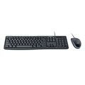 Kit Teclado e Mouse Logitech Mk200 Cinza Usb - 920-002718-c