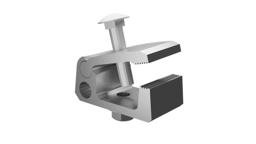 Estrutura Solar Fotovoltaica Romagnole RS-378 – Fixador Terrestre Clamp Pinca com Acessórios