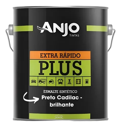 Tinta Preto Cadilac Er/Plus 3,6ml - Anjo