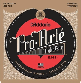 Encordoamento de Nylon para Violão Ej45 Pro-arté Normal Tension