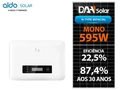 Kit Energia Solar 300kWh - 2,38kWp com 4 Painéis DAH 595W e Micro Inversor GoodWe, estrutura Colonial
