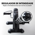 Mini Bike Ergométrica Fisioterapia Bicicleta Preta Slim