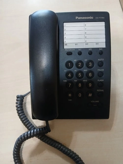 Telefone C/ Fio Preto KX-T7701BR-B - Panasonic (U)