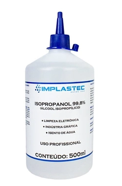 Álcool Isopropílico 500ml Com Bico Aplicador