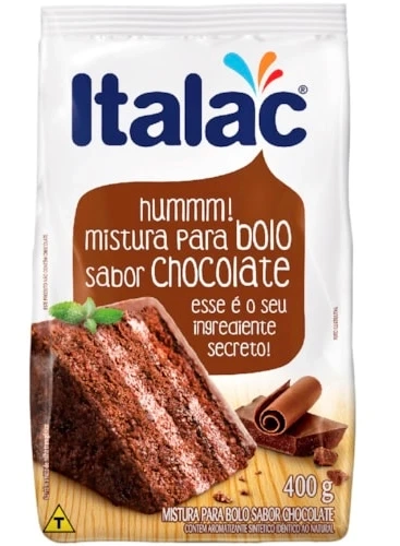 Mistura Para Bolo Sabor Chocolate Italac 400g
