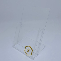 Porta Folderes P - Logo alto relevo inicial ou desenho