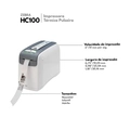 Impressora Térmica Zebra HC100 - COHC100-300A-1000 (Recondicionado)
