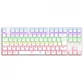 Teclado Mecanico Gamer T-dagger Bora Branco Rainbow Switch Brown - T-tgk313w