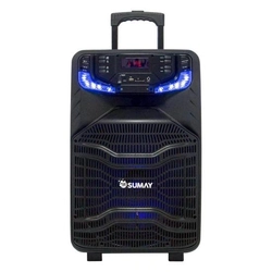 Caixa De Som Portátil Sumay Pegasus 700w Preta - Cap36