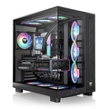 Gabinete Gamer Thermaltake View 380 XL TG, ARGB, Painel de Vidro, MID-Tower, 4x120mm, Black - CA-11E-00M1WN- 00