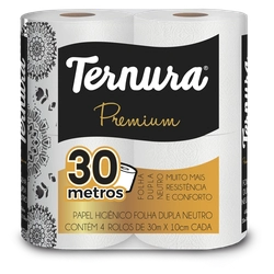 Papel Higiênico Folha Dupla Neutro 12 Rolos