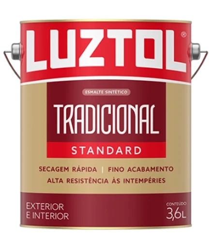 Esmalte Sintético Tradicional Brilhante Luztol 3,6lt - Laranja